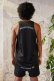 画像4: TAIN DOUBLE PUSH タインダブルプッシュ BET ON YOURSELF MESH TANK TOP{T515-TT209-BES} (4)