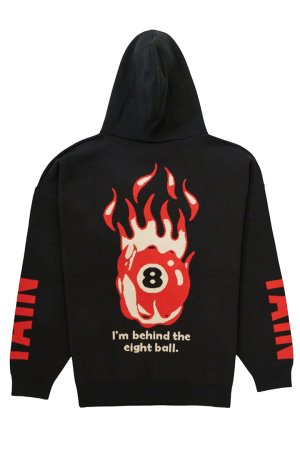 画像2: TAIN DOUBLE PUSH タインダブルプッシュ ALL IN KNIT HOODIE{-BEA}