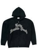 TAIN DOUBLE PUSH タインダブルプッシュ SHAGGY KNIT HOODIE{-BEA}