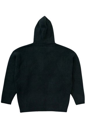 画像2: TAIN DOUBLE PUSH タインダブルプッシュ SHAGGY KNIT HOODIE{-BEA}