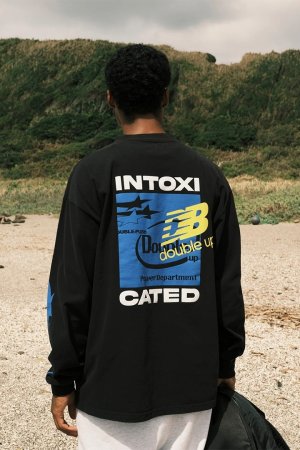 画像4: TAIN DOUBLE PUSH タインダブルプッシュ INTOXICATED LONG SLEEVE T-SHIRTS{T521-ST005-BEA}