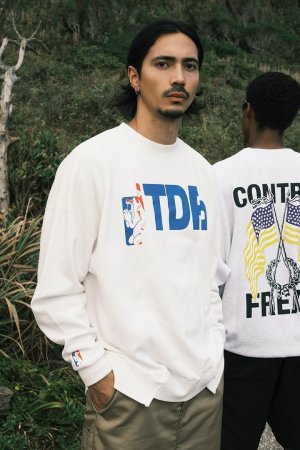 画像3: TAIN DOUBLE PUSH タインダブルプッシュ CREW NECK SWEAT{-BEA}