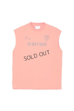 画像1: {SOLD}TAIN DOUBLE PUSH タインダブルプッシュ NO WAY BACK NO SLEEVE T-SHIRTS{-BFS}