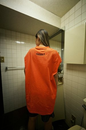 画像4: TAIN DOUBLE PUSH タインダブルプッシュ NO WAY BACK NO SLEEVE T-SHIRTS{-BFS}