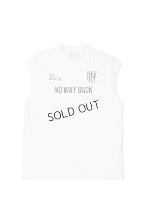 画像1: {SOLD}TAIN DOUBLE PUSH タインダブルプッシュ NO WAY BACK NO SLEEVE T-SHIRTS{-BFS}