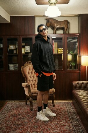 画像3: TAIN DOUBLE PUSH タインダブルプッシュ MONOGRAM P/O SWEAT HOODIE{-BFS}