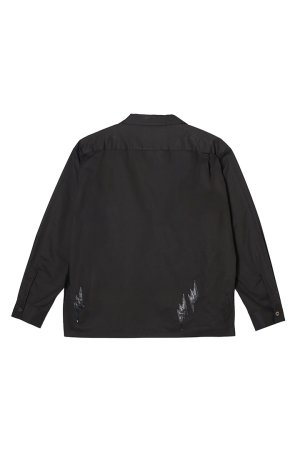 画像2: TAIN DOUBLE PUSH タインダブルプッシュ TAIN THUNDER OPEN COLLAR SHIRTS {-BFS}