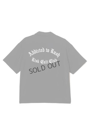 画像2: {SOLD}TAIN DOUBLE PUSH タインダブルプッシュ ADDICTED RUSH OPEN COLLAR SHIRTS{-BFS}