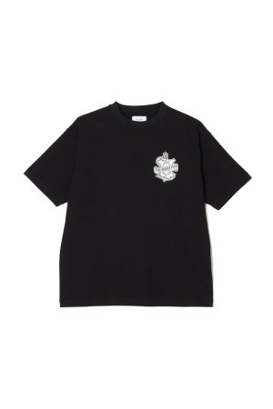 画像1: TAIN DOUBLE PUSH タインダブルプッシュ TAIN EMBLEM SHORT SLEEVE T-SHIRTS{-BFS}