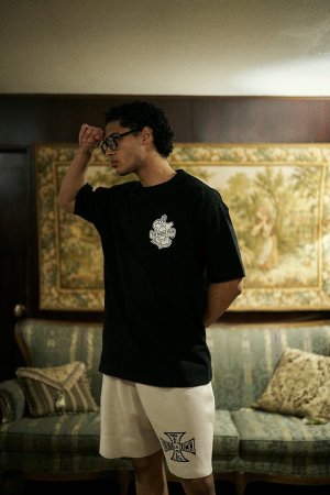 画像4: TAIN DOUBLE PUSH タインダブルプッシュ TAIN EMBLEM SHORT SLEEVE T-SHIRTS{-BFS}