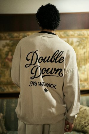 画像4: TAIN DOUBLE PUSH タインダブルプッシュ KNIT ZIP CARDIGAN{-BFS}