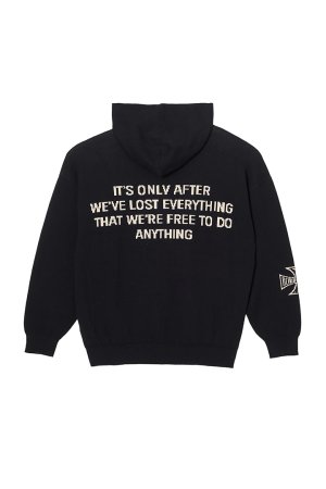 画像2: TAIN DOUBLE PUSH タインダブルプッシュ KNIT HOODIE{-BFS}