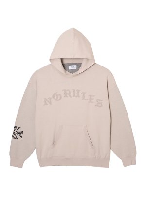 画像1: TAIN DOUBLE PUSH タインダブルプッシュ KNIT HOODIE{-BFS}