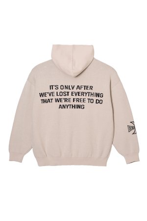 画像2: TAIN DOUBLE PUSH タインダブルプッシュ KNIT HOODIE{-BFS}