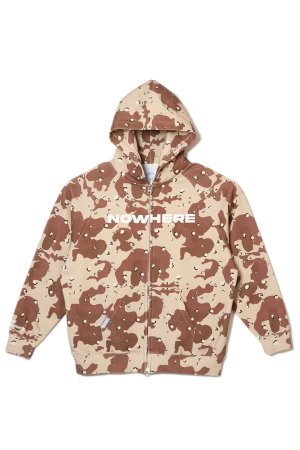 画像1: TAIN DOUBLE PUSH タインダブルプッシュ NOWHERE P/O SWEAT HOODIE{-BFA}