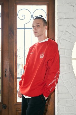 画像4: TAIN DOUBLE PUSH タインダブルプッシュ AFTER THE NOISE CREW NECK SWEAT{-BFA}