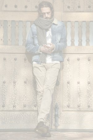 画像5:  {SOLD} TMT ティーエムティー PERUVIAN HANDKNIT MUFFLER{-AHA}