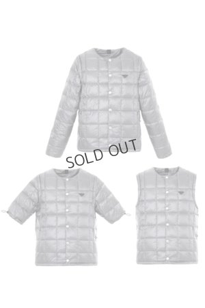 画像2: {SOLD}TAION EXTRA UTILITY PERFORMANCE WEAR CREW NECK INNER DOWN SET{TAION-EX-04SET-GRY-AIA}