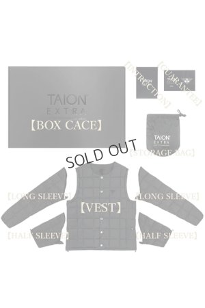 画像3: {SOLD}TAION EXTRA UTILITY PERFORMANCE WEAR CREW NECK INNER DOWN SET{TAION-EX-04SET-BLK-AIA}