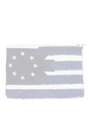 画像2:  {SOLD} TMT ティーエムティー NATIVE U.S.FLAG CLUTCH BAG{-AHA}