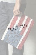 {SOLD}TMT ティーエムティー NATIVE U.S.FLAG CLUTCH BAG{-AHA}