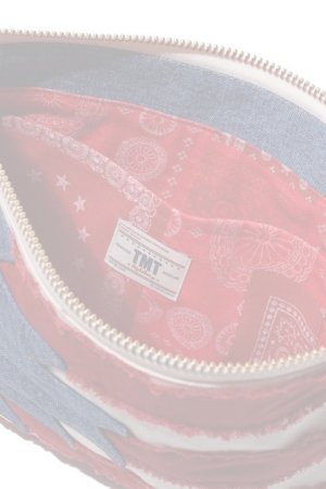 画像5:  {SOLD} TMT ティーエムティー NATIVE U.S.FLAG CLUTCH BAG{-AHA}