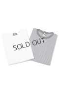 {SOLD}TMT×Healthknit ティーエムティー×ヘルスニット WAFFLE PACK-TEE{TCS-F18HN01-WHT-AHA}