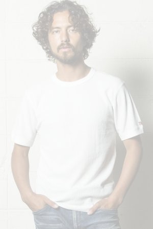 画像2:  {SOLD} TMT×Healthknit ティーエムティー×ヘルスニット WAFFLE PACK-TEE{TCS-F18HN01-WHT-AHA}