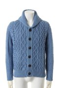 TMT ティーエムティー WASHED INDIGO CABLE CARDIGAN{TKN-F1501-INDLIT-AEA}