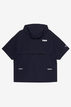 画像2: TFW49 ティーエフダブリューフォーティーナイン LUXURY TECH SS PULL ZIP-UP{-BFS}