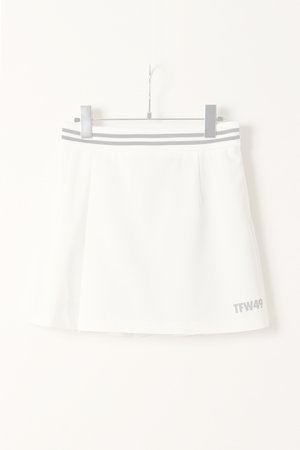 画像1:  {SOLD} TFW49 ティーエフダブリューフォーティーナイン WRAP PLEATED SKIRT{-BDS}