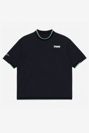画像1: TFW49 ティーエフダブリューフォーティーナイン RELAX HALFMOCKNECK TEE{-BFS}