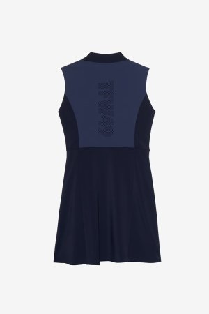 画像2: TFW49 ティーエフダブリューフォーティーナイン HALFZIP SLEEVELESS ONEPIECE{-BFS}