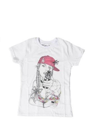 画像1: ★KIDS/BABY★ Tract トラクト BAD GIRL T-SHIRT{-BJS}