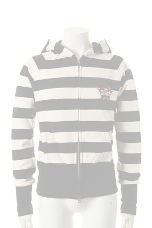 画像1:  {SOLD} TMT ティーエムティー 裏毛 BORDER ZIP PARKA{-AEA}