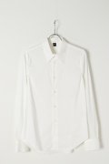 under bar アンダーバー Regular Collar Stretch White Shirts{-ADS}