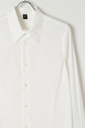 画像2: under bar アンダーバー Regular Collar Stretch White Shirts{-ADS}