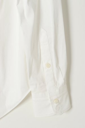 画像4: under bar アンダーバー Regular Collar Stretch White Shirts{-ADS}