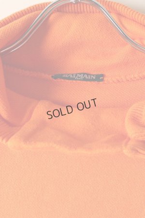 画像2: {SOLD}☆Sランク BALMAIN バルマン フード付きコットンニット!! 美品