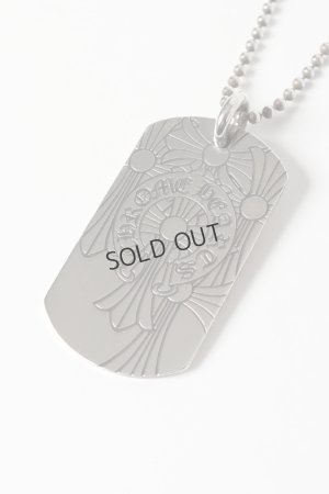 画像1: {SOLD}☆新品未使用 Chrome Hearts クロムハーツ ゴッドブレスワールド ドッグタグ ペンダント