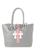 ☆新品未使用 CHROME HEARTS クロムハーツ セメタリークロスパッチ レザートートバッグ