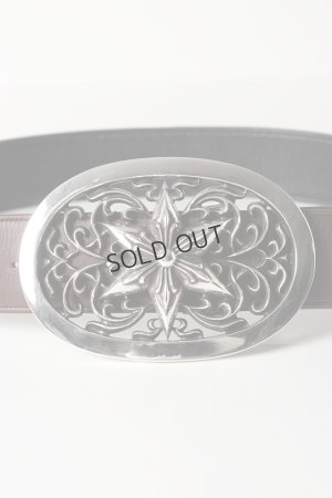 画像4: ☆新品未使用 CHROME HEARTS クロムハーツ エクストララージ オーバルスターバックルベルト