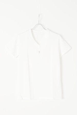 画像1:  {SOLD} under bar アンダーバー 【under bar Limited】V-Neck S/S Silver Thunderbolt{-AGS}