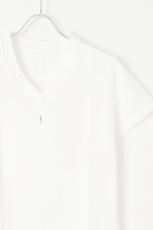 画像2:  {SOLD} under bar アンダーバー 【under bar Limited】V-Neck S/S Silver Thunderbolt{-AGS}