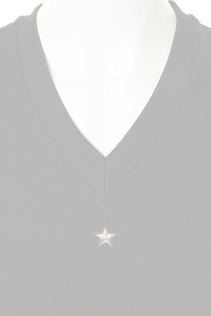 画像4:  {SOLD} under bar アンダーバー 【under bar Limited】V-Neck S/S Silver Star{-AGS}