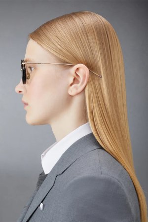 画像6: THOM BROWNE トムブラウン THOM BROWNE ROUND EYEGLASSES{E-}{-BFS}