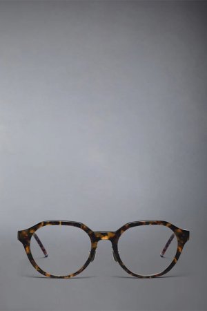 画像1: THOM BROWNE トムブラウン THOM BROWNE OVAL EYEGLASSES IN ACETATE{E-}{-BFS}