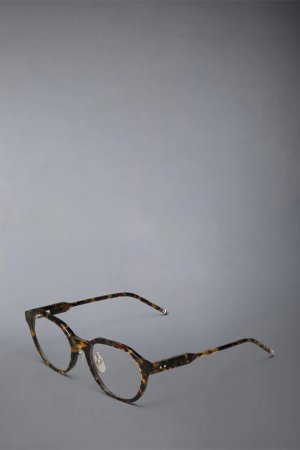 画像2: THOM BROWNE トムブラウン THOM BROWNE OVAL EYEGLASSES IN ACETATE{E-}{-BFS}