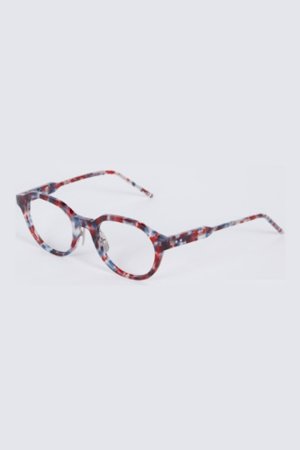 画像1: THOM BROWNE トムブラウン THOM BROWNE OVAL EYEGLASSES IN ACETATE{E-}{-BFS}