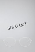 THOM BROWNE トムブラウン THOM BROWNE RECTANGULAR EYEGLASSES IN TITANIUM{E-}{-BFS}